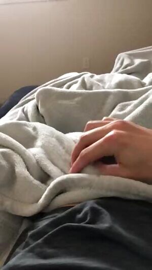 Slowly showing off my thick morning wood