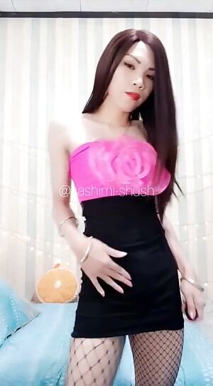 Short skirt and a wink