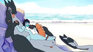 A Nice Scene at the Beach