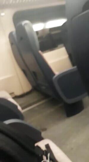 Being naughty in the train