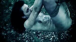 Beautiful meat dangling in the forest