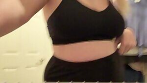 Finally moved into my new apartment. Enjoy my first titty drop video at my new place 😅🥰