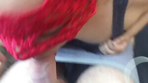 Happy balcony blowjob and risky facial ;-)