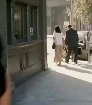 Rina Fernandez windy skirt scene from Bruce Almighty GIF