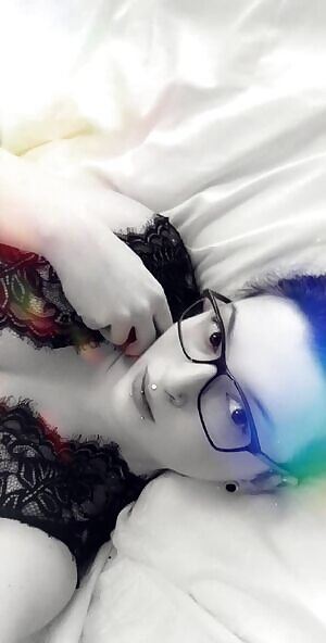 What do you like more, my glasses or my boobs? 😏