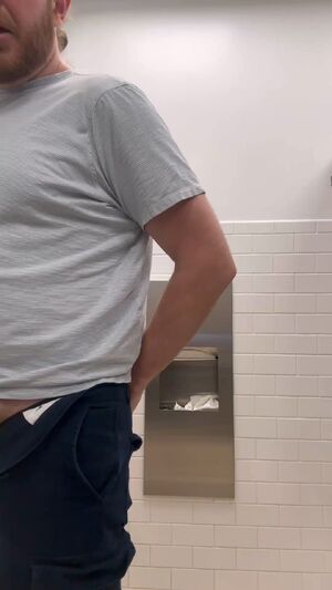 Long Haired Men BWC Bathroom Big Dick