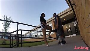 A little fun down at the loading dock...