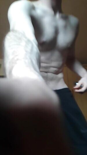 Whipping out my dick and plugging my ass