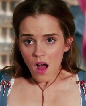 That's right, Emma. We're all going to ravage you. Right here, right now. So, let's get that dress off and take a look at that tight body...