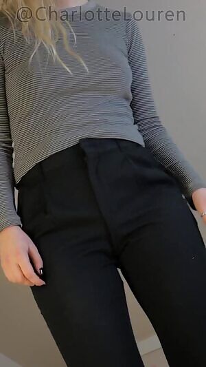 ripped pants 👖 front and back