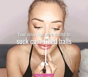 Prepare your lips for his swollen sack 💋 ~ MistressStella.com