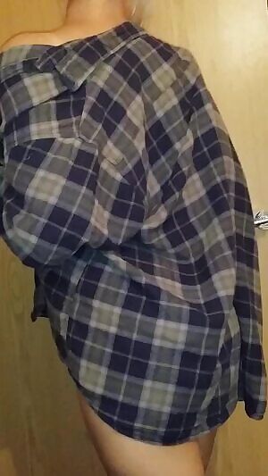 She loves stealing my clothes.