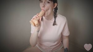 Real BDSM Age Gap Amateur Dildo