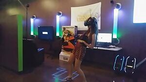 Kitten in virtual fight mode. ;p