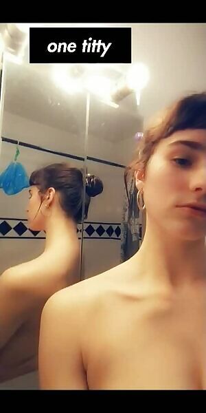 just one bouncing boob