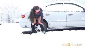 Cold & Snow Pee Peeing Piss