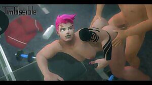 Zarya getting fucked