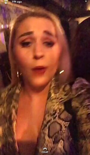 Snakeskin Jacket Titties Jiggling