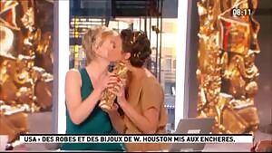 French TV Host Wardrobe Malfunction
