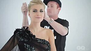 Lena Gercke - Black Lingerie