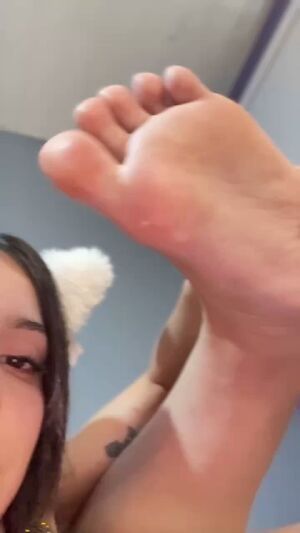 Goth Feet Drool Foot Soles