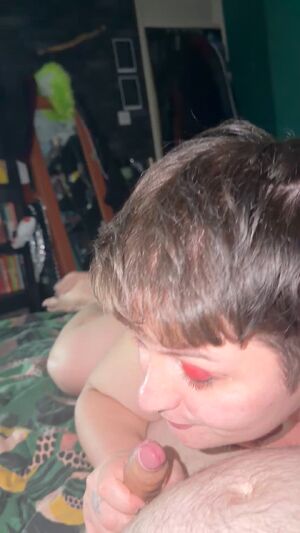 Goth Girls Blowjob Eye Contact