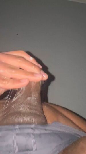 Male Underwear Cock Cum Solo