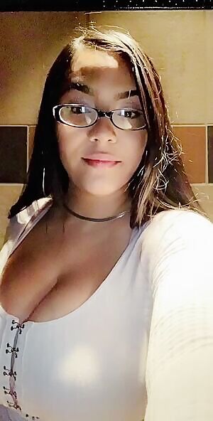 Busty glasses drop.