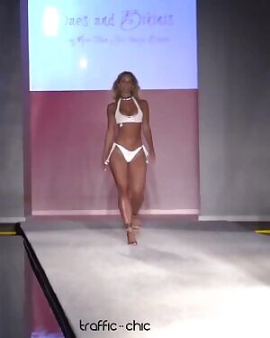 Sierra Skye's White Bikini Walk