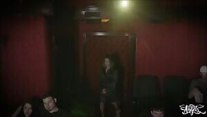 Lucky Dude Gets Banged By Ts Foxxy At The Theatre