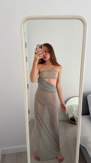 Braless Clothed Clothing Redhead Sheer Clothes