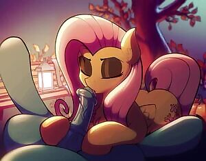 Fluttershy giving the good suck