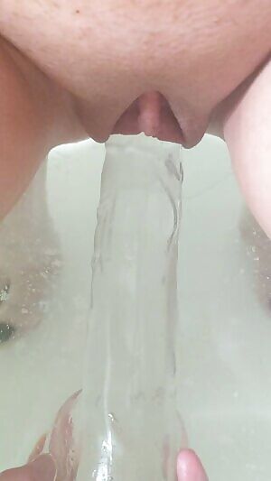 Fucking myself in the bathtub