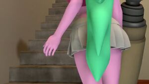 3D Animation Cartoon Cute Egirl
