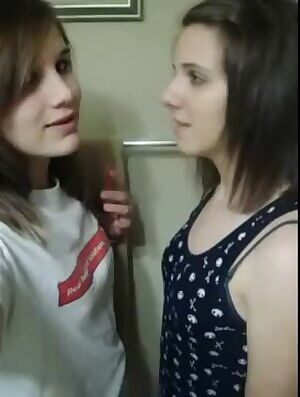 Gorgeous Teen Girls Kissing