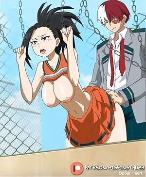 Momo and Todoroki