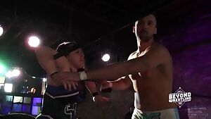 Jordynne Grace's fat tits getting groped and squeezed