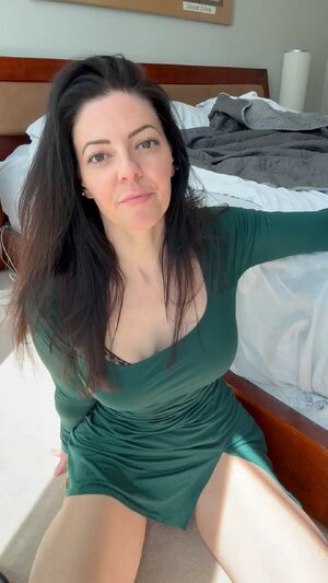 Nothing Underneath Brunette Cougar Cougars Dress