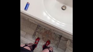 Clothed Masturbating Babe Femboy Homemade Redhead