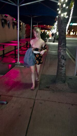 Public Flashing Amateur Blonde Boobs Cute
