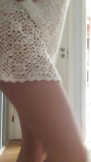 do you like what's hiding under my white skirt?