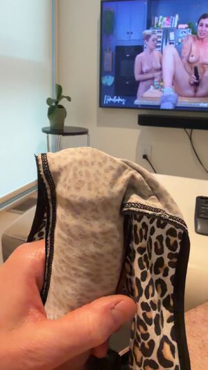 Cum Filled Panties Cumshot Male Masturbation