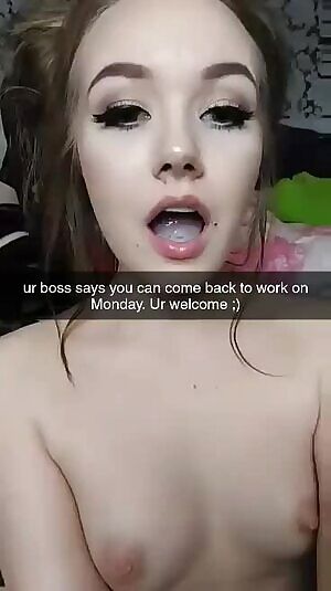 It's nice to have a girlfriend who cares.