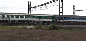 Naughty Teen Sucking and Fucking Public near a Train Station