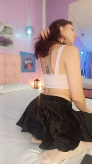 Ribcage Pantyhose Role Play Skinny Skirt