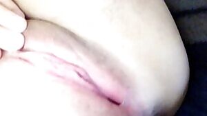 playing with my virgin freshman pussy. wish somebody else was in my dorm bed right now