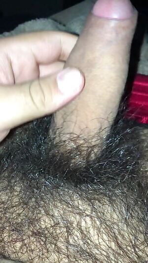 Fresh Out The Shower. Laying Down Stroking My 6