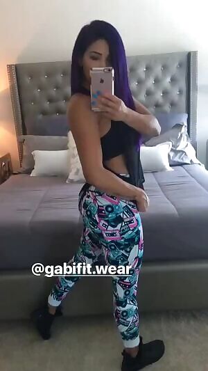 Gabi showing off
