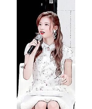 Twice Sana taking it in the mouth