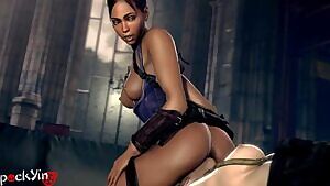 Sheva Alomar, Jill Valentine - facesitting goodness